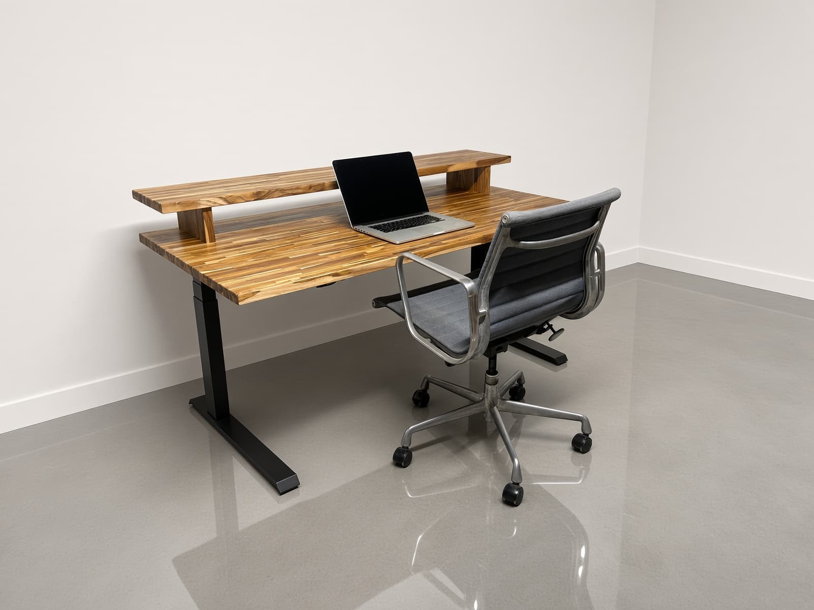 Ash & Hickory adjustable height desk system